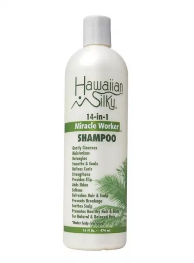 Hawaiian Silky: 14 in 1 Miracle Worker Shampoo 16oz