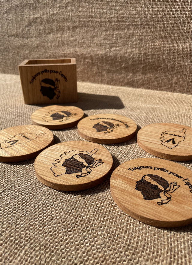 Dessous de verres motifs corse