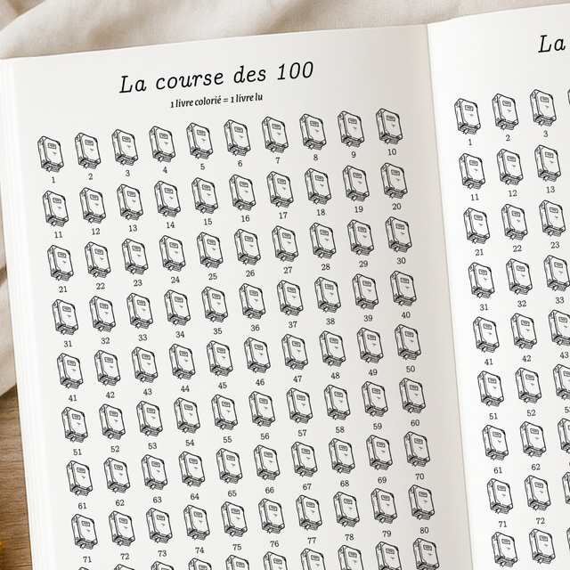 Journal de lecture 2 ans - Noir