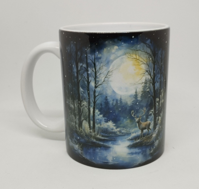 Cerfs au clair de lune