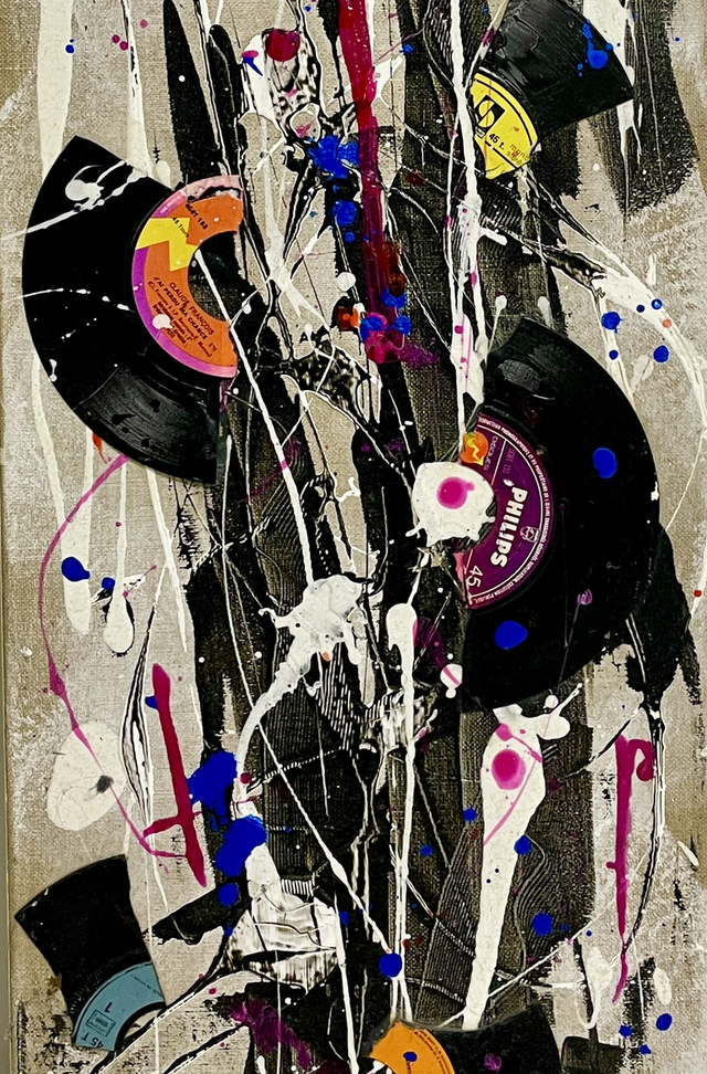 Tiges musicales - 30x90cm - 2017