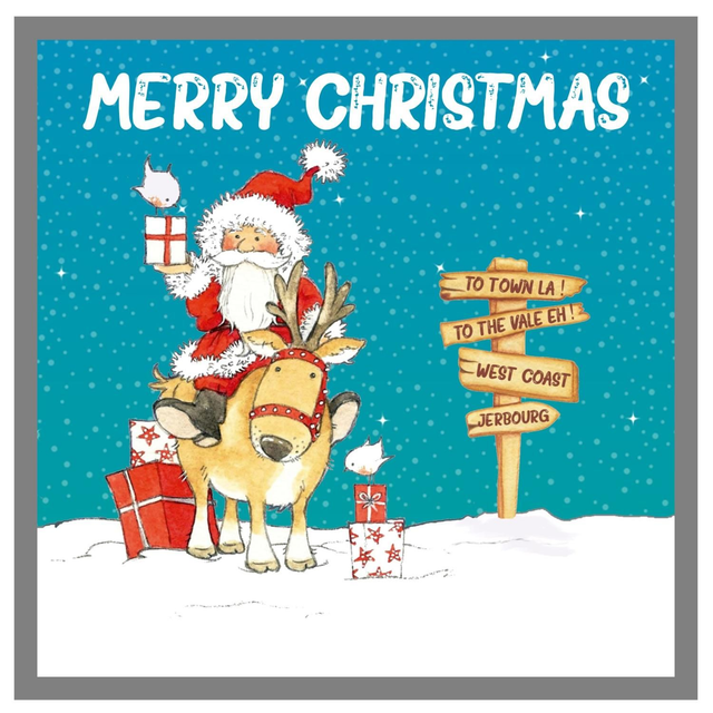 102 - CHRISTMAS CARD - Which Way Rudolf