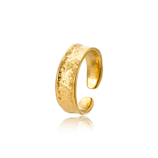 Bague martelée 