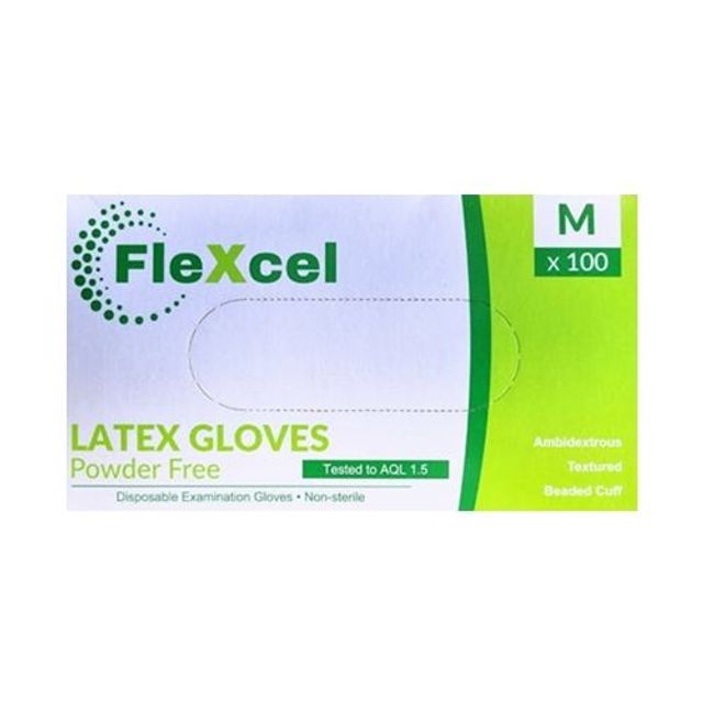 Flexcel Natural Latex Gloves