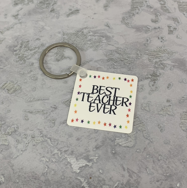 Teacher Keyrings