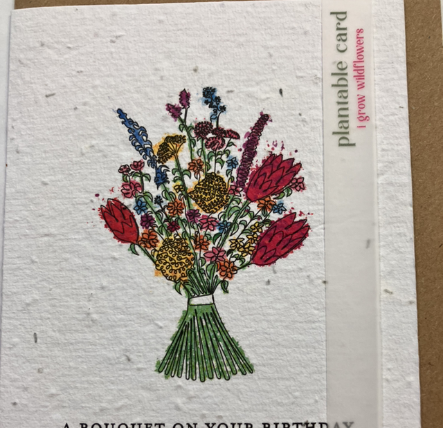 Seed Card Birthday Bouquet 