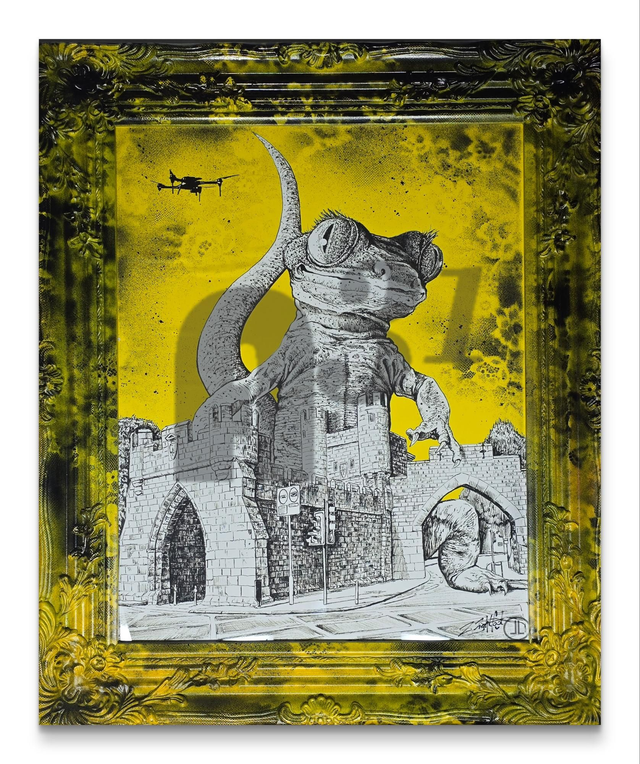 3.The Walmgate Creature - Hand Finished Framed Print 