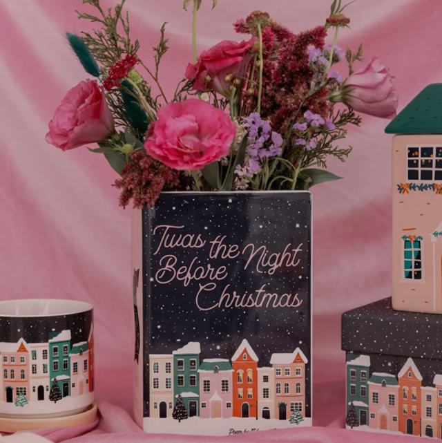 Christmas large book vase 