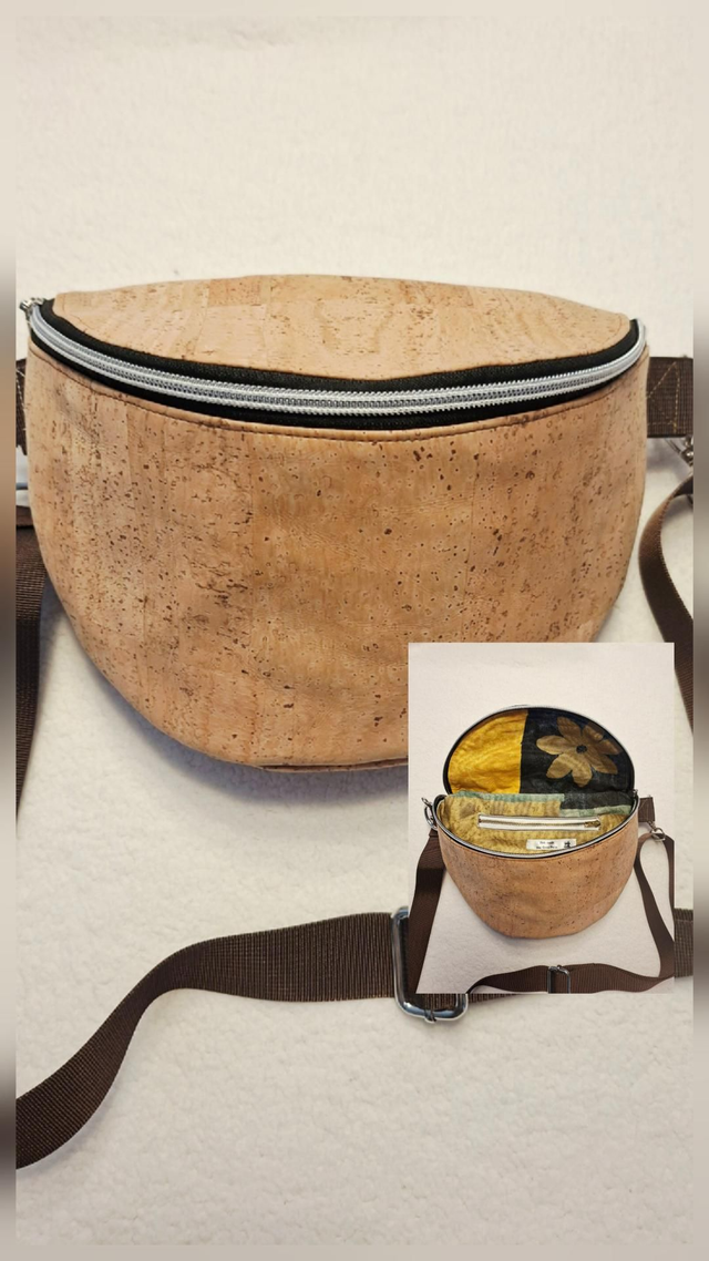 Sac banane liège naturel