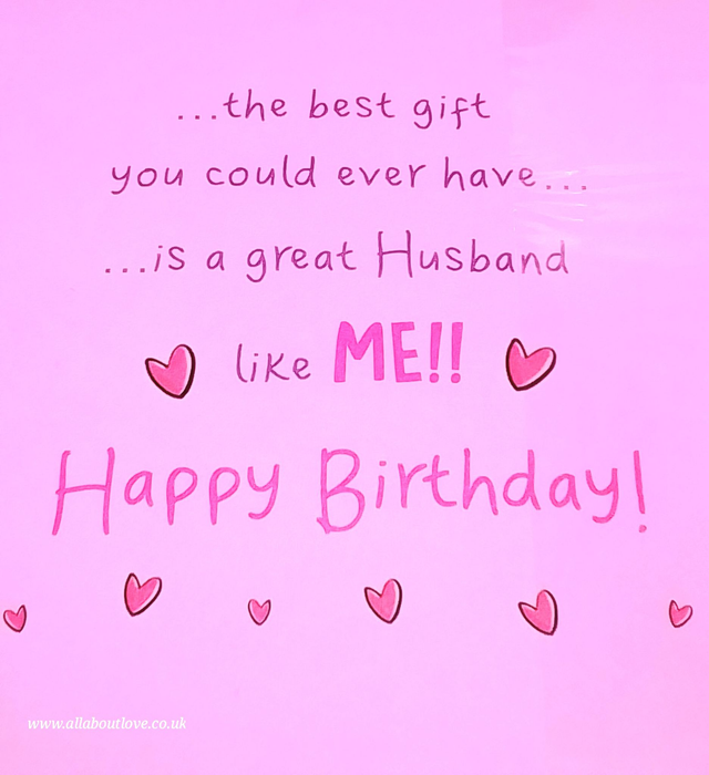 Wife Birthday Card Humorous and Funny