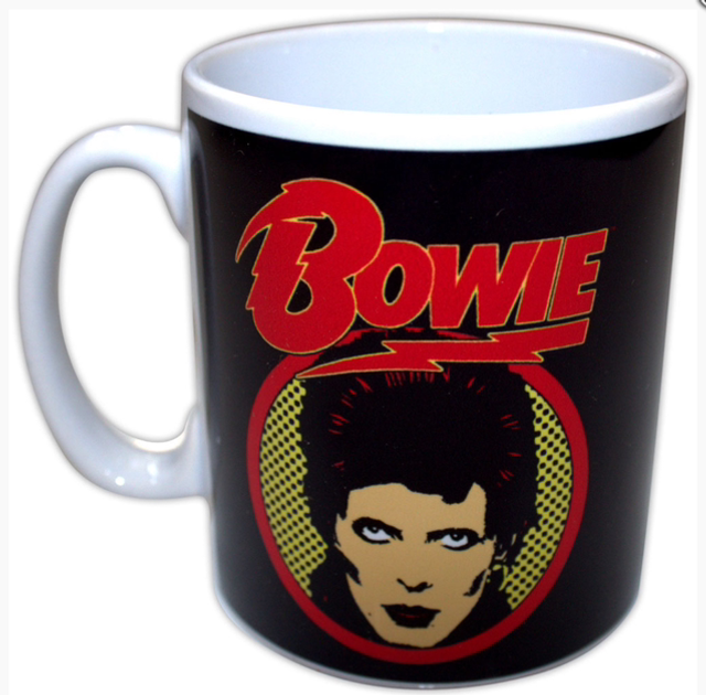 DAVID BOWIE MUG: DIAMOND DOG FLASH (WHITE)