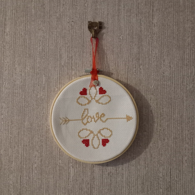 Love Arrow Hoop Wall Hanging