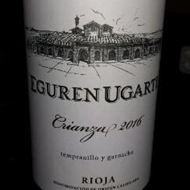 2016 Eguren Ugarte Crianza, Rioja