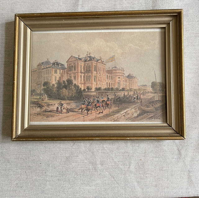 Biebricher Schloß Wiesbaden Druck