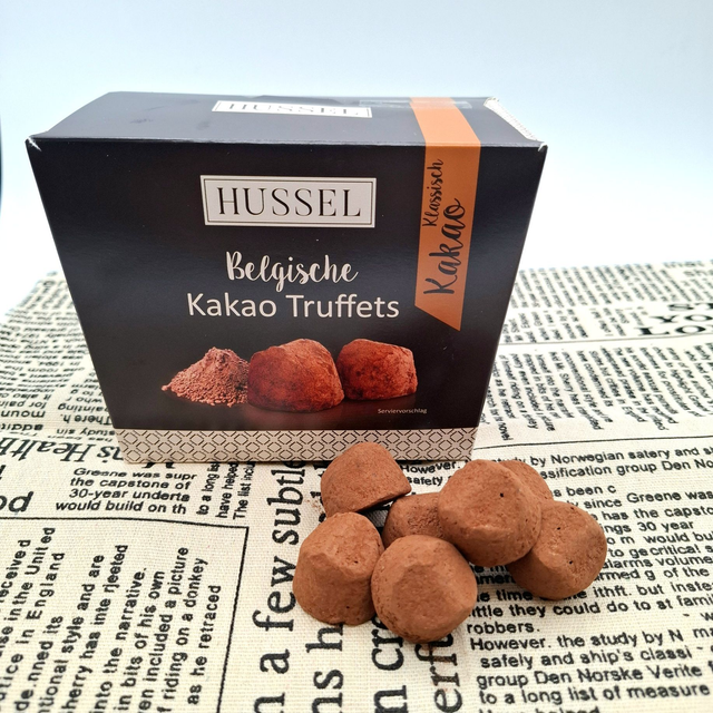 HUSSEL | Belgische Kakao Trüffel Classic ohne Alkohol