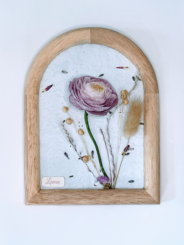 Cadre Poétique fleuri "Enaé"