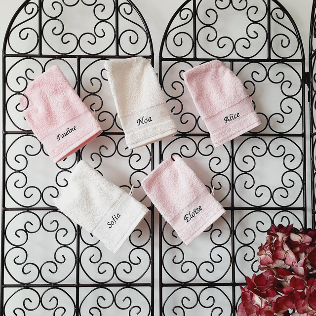 Gant de toilette personnalisé