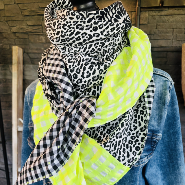 FOULARD LÉOPARD 
