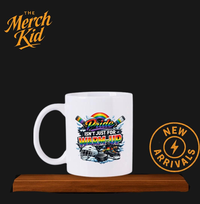 Pride Isn't Just for Warm Up Mug LGBT Ice Hockey