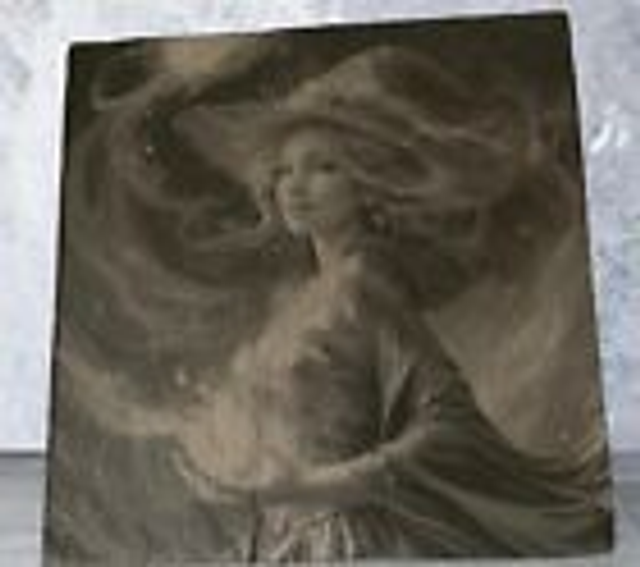 Slate Coaster - Fantasy Witch