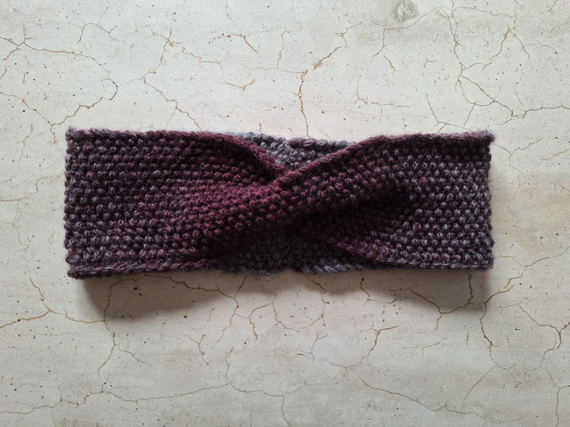 Stirnband Twist Perlenmuster