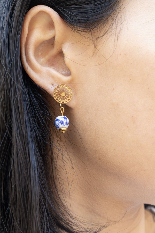 Boucles d'oreilles Rosace