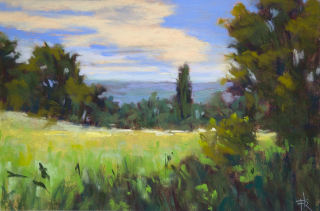 Tirage d'art - "Peuplier et graminées"