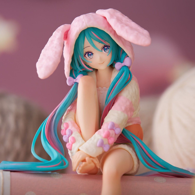 Figurine Noodle Stopper Hatsune Miku Usamimi Pajama