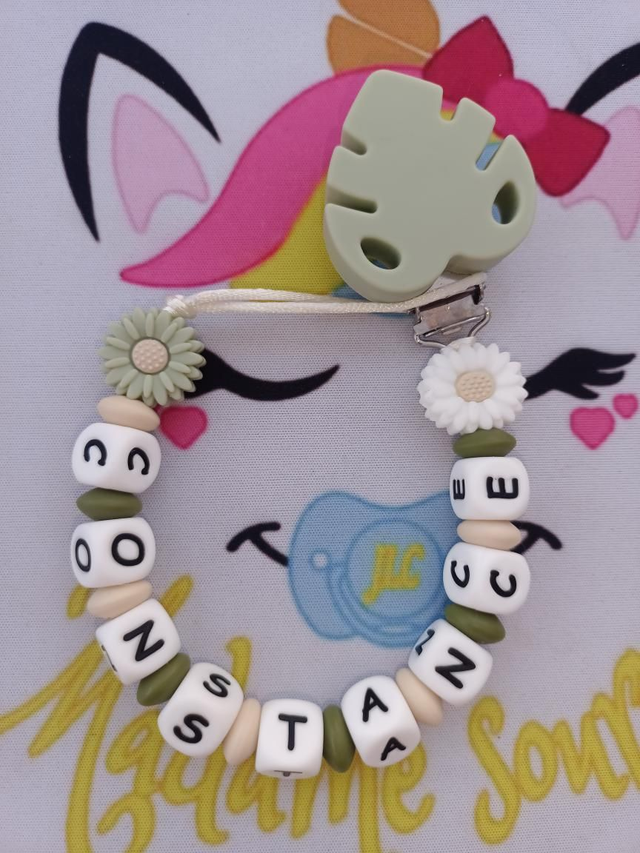 Attache tétine Marguerite +