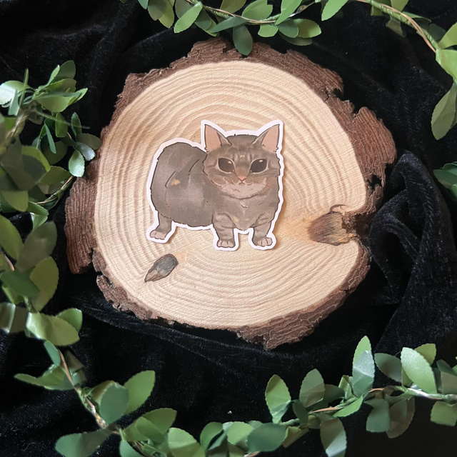 Sticker Gato // Uiiau