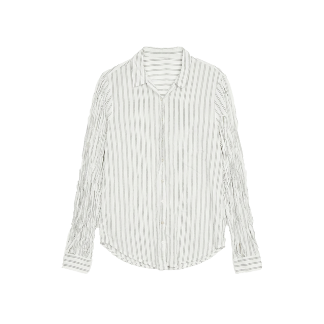 TELETUBBIE ORGY SHREDDED SLEEVE SHIRT