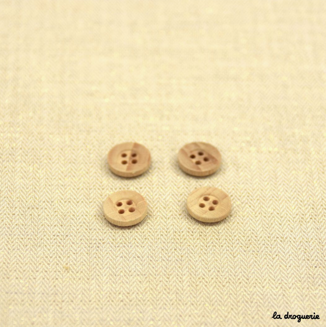 Knopen: Beuken 12 mm