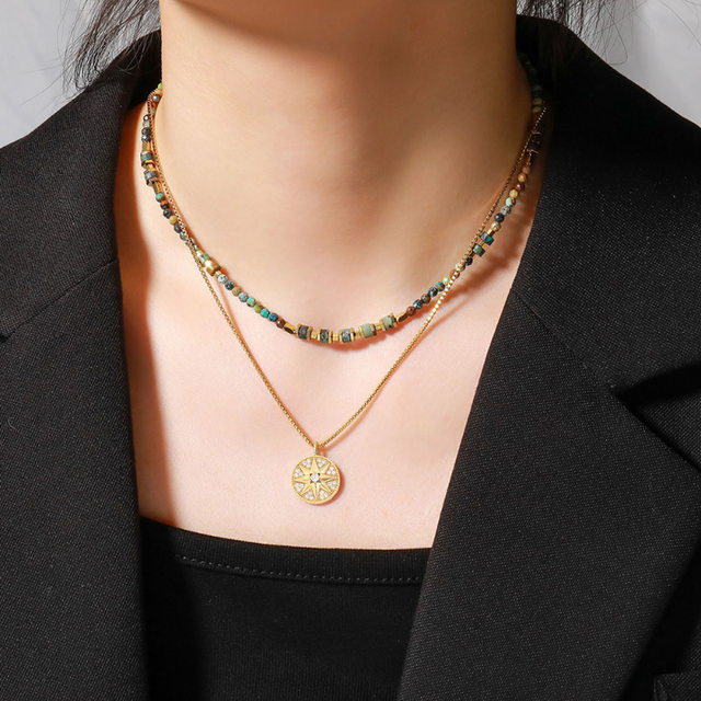 M1-1.1 - Collier " La Turquoise "