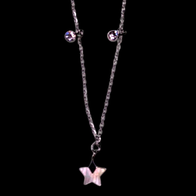 Collier étoile nacre