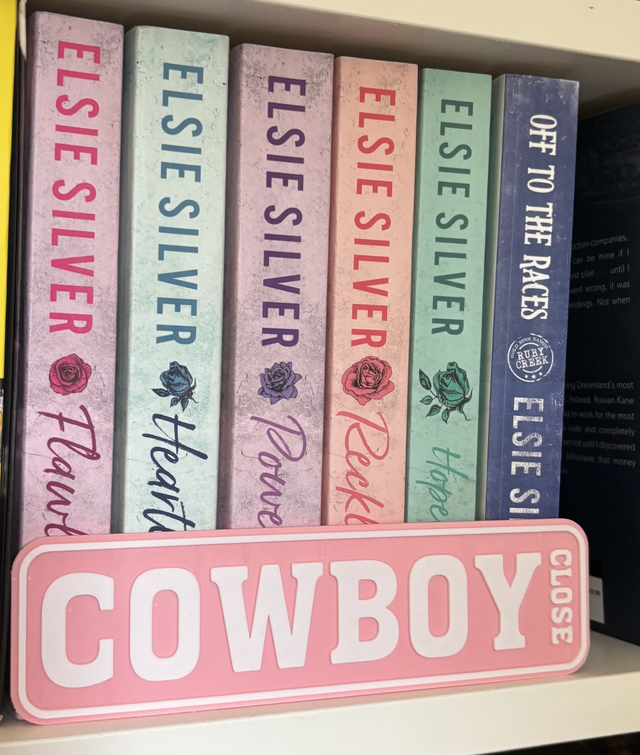 Bookcase Signs | COWBOY CLOSE