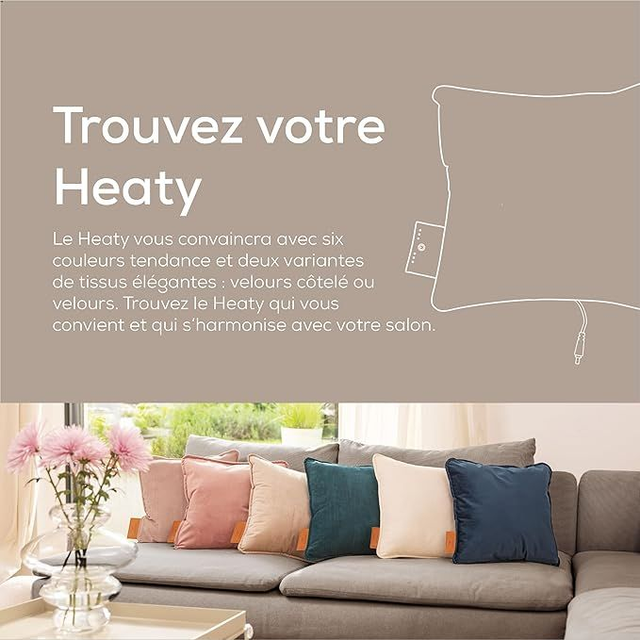 Beurer Coussin chauffant Velour Heaty HK 77