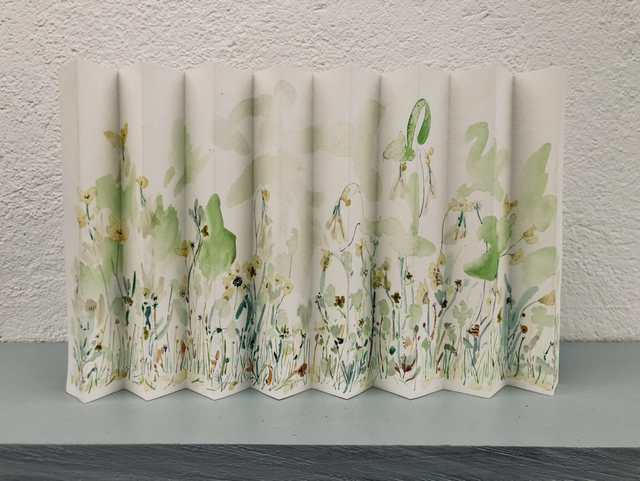 Watercolor Accordion 2 - 20x25 cm