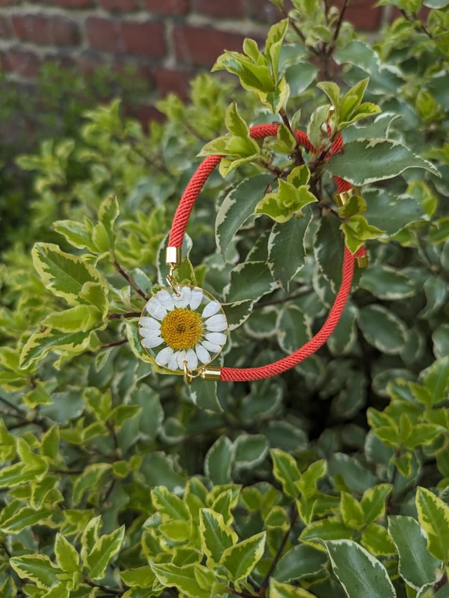 Bracelet fleurs séchées 🌼💛