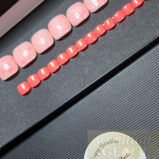 Corail boo marble little pieds