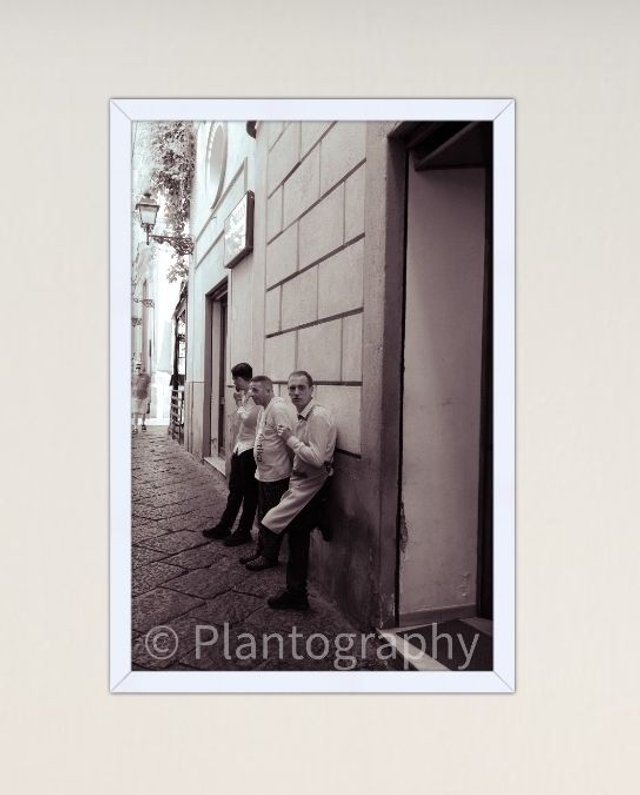 "Una pausa" (a break) - limited edition poster print.