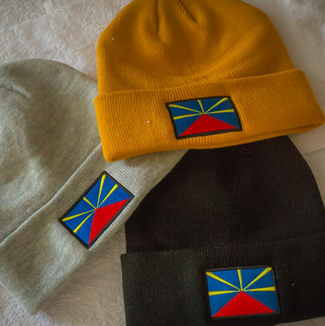 Bonnet drapeau de La Réunion 