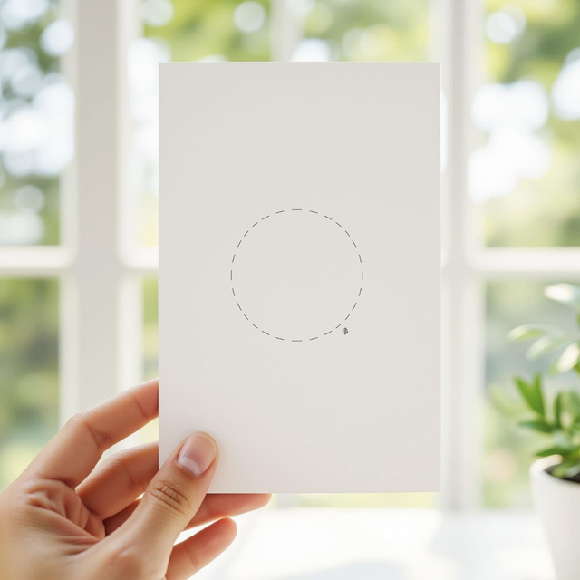 "Inoccupé" Carte postale - 2025