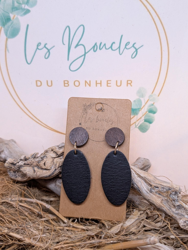 Boucles d&#039;oreilles Ovale évasion ev019