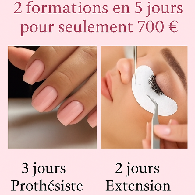 Programme de Formation Onglerie &amp; Extension de Cils — 5 Jours