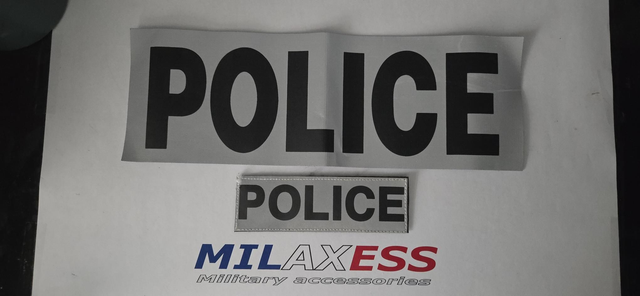 Police réfléchissant velcro