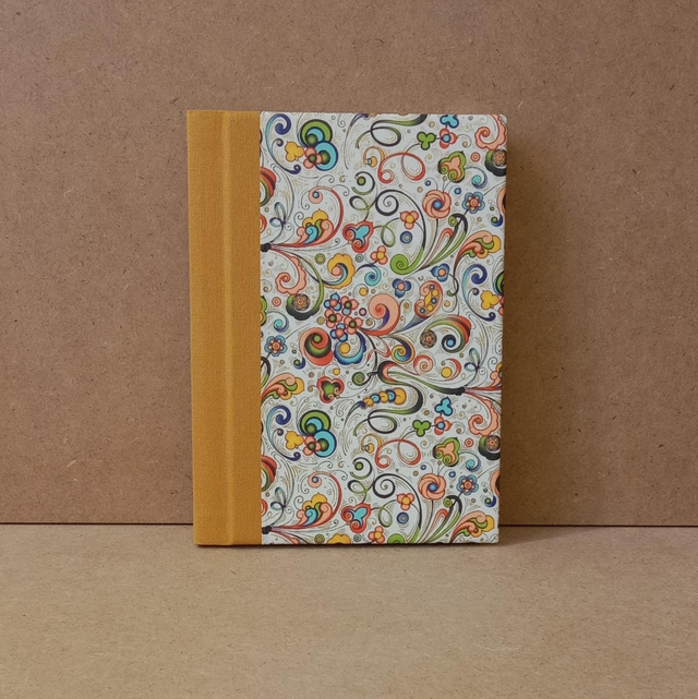 Carnet sans ligne Florentin/Jaune