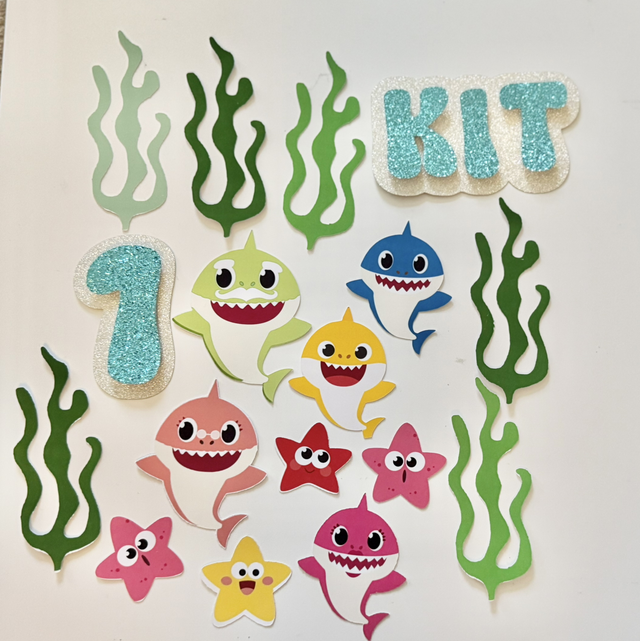 Baby Shark cake toppers