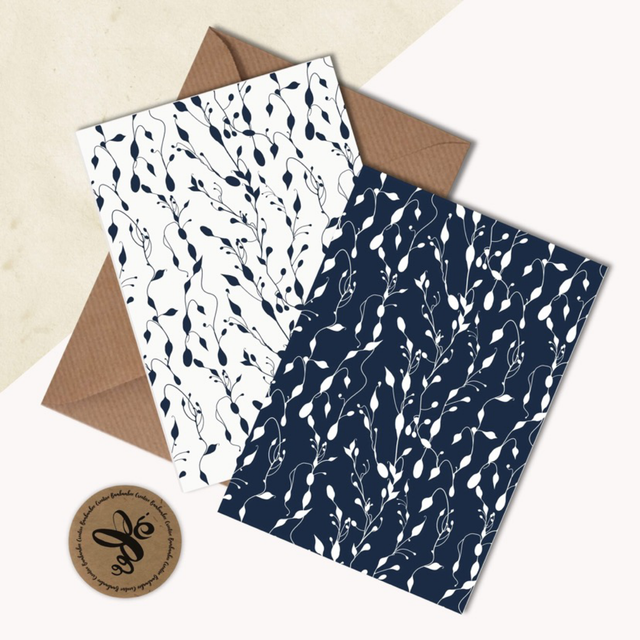 Seaweed Greeting Cards