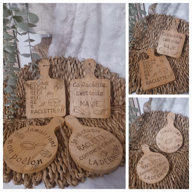 Support de poêlon à raclette 