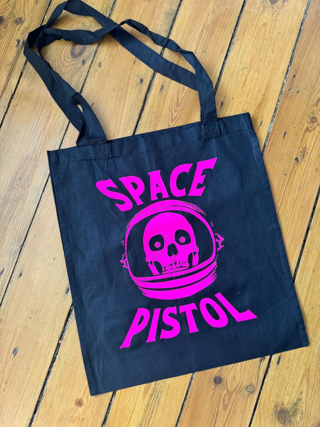 Space Pistol 'Skully' Tote Bag
